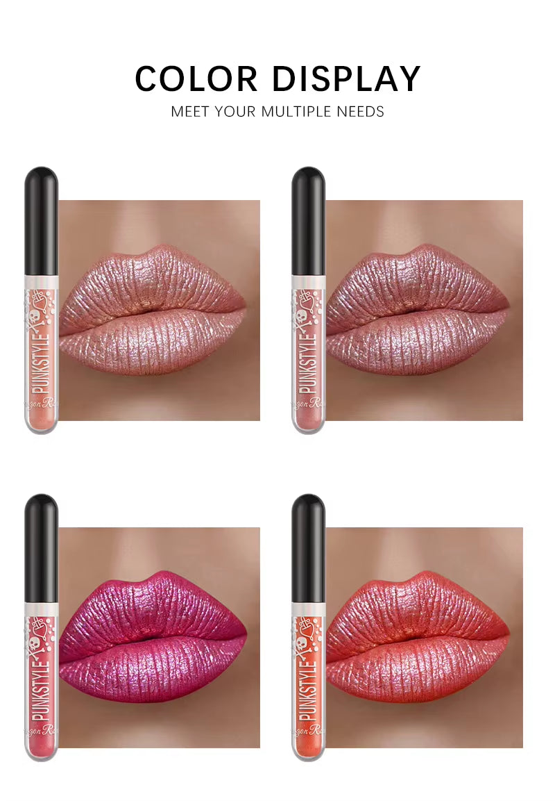 Devil’s Dream™ – 12-Color Glitter Lip Gloss & Lip Tint Kit