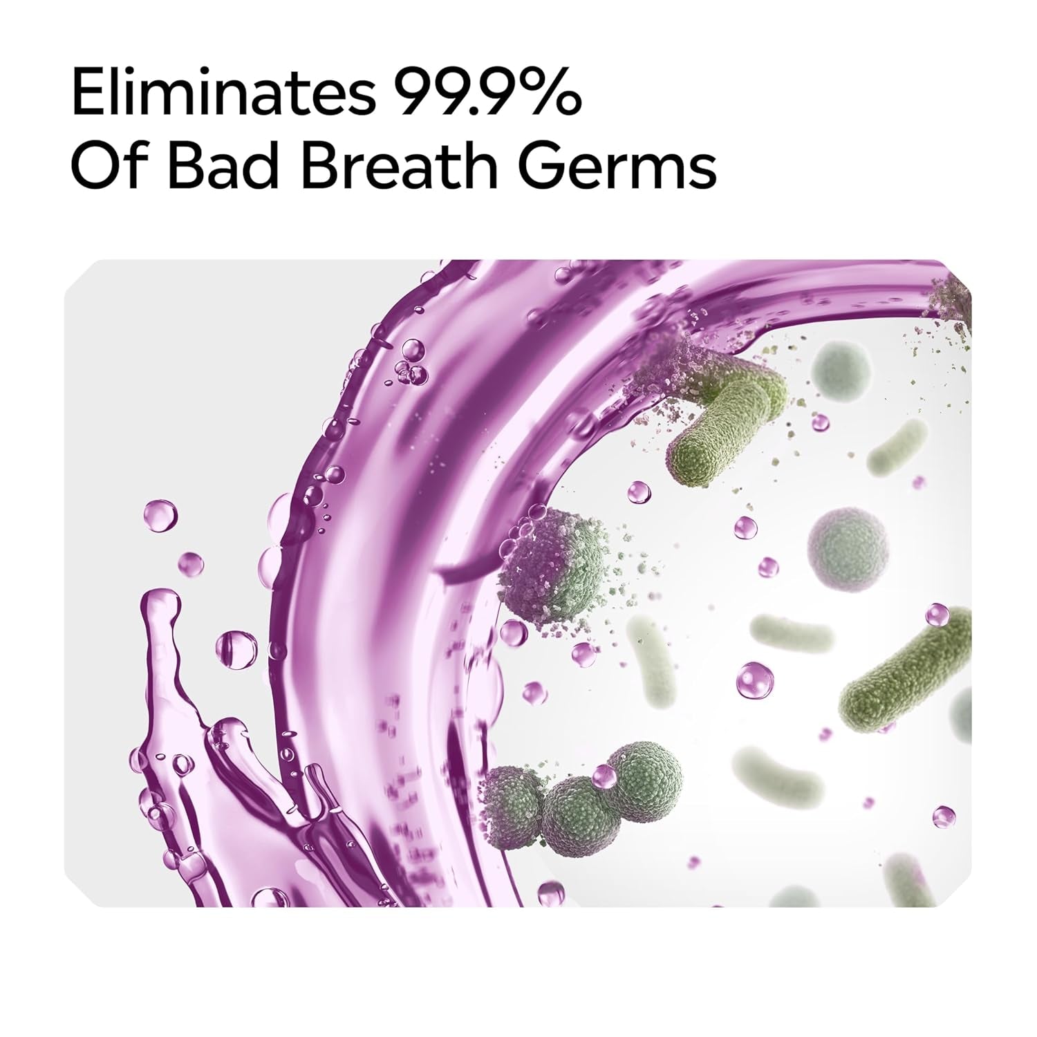 Total Care Anticavity Fluoride Mouthwash, Kills 99.9% of Germs That Cause Bad Breath and Prevents Cavities, Fresh Mint Flavor, 1L (Pack of 2)