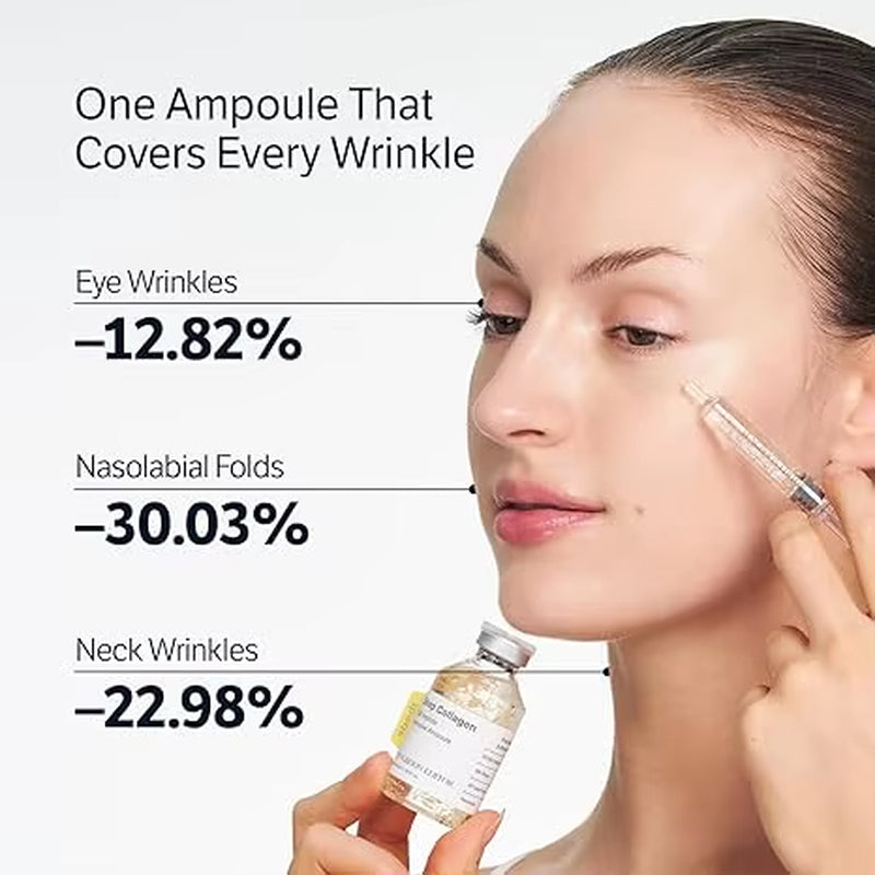 SUNGBOON EDITOR Silk Peptide Intensive Lifting Ampoule | Korean Anti-Aging Serum for Face with Collagen & 30 Peptide Complex