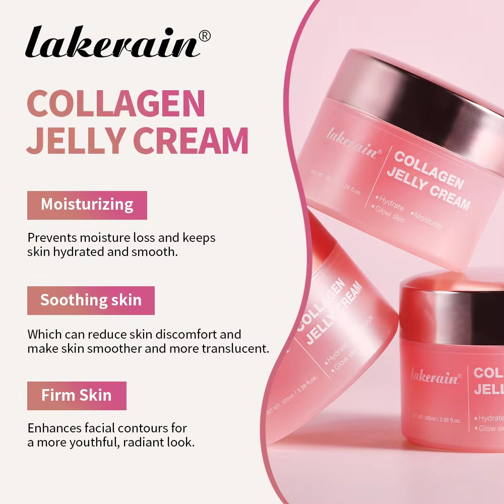 Anti Aging Collagen Face Cream 100Ml Niacinamide Moisturizer Hydrating Gel for Tightening Soothing Firmness Skincare