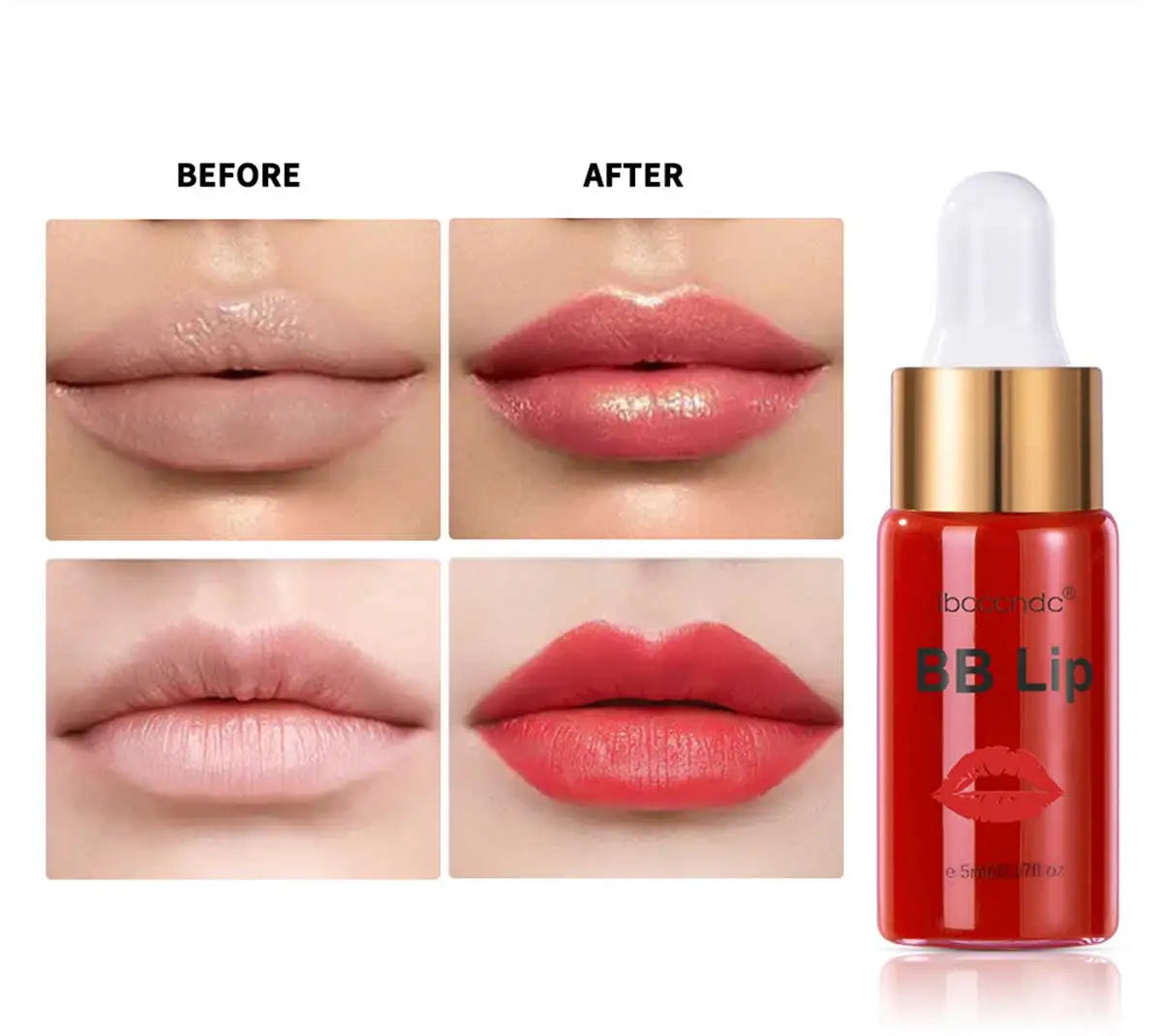 Korea Glow BB Lips Ampoule Serum Starter Set Semi-Permanent BB Lip Gloss Tinted Pigment Lasting Moisturizing for Lip Care Makeup