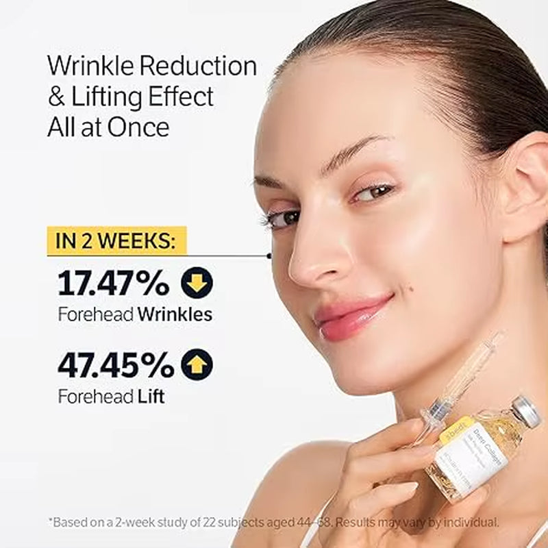 SUNGBOON EDITOR Silk Peptide Intensive Lifting Ampoule | Korean Anti-Aging Serum for Face with Collagen & 30 Peptide Complex