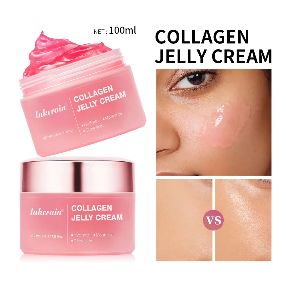 Anti Aging Collagen Face Cream 100Ml Niacinamide Moisturizer Hydrating Gel for Tightening Soothing Firmness Skincare